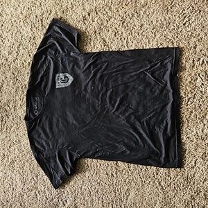 GRIND hand printed in USA, black Tshirt, size M